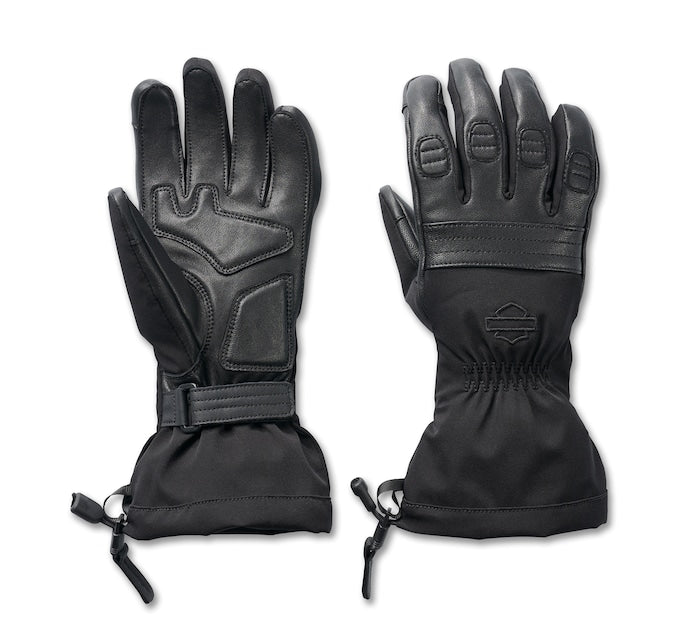 Women's Optimal Mixed Media Gauntlet Gloves