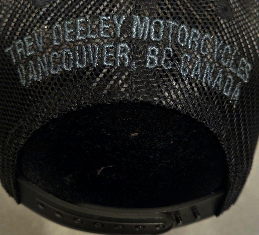 Tonal Camo Black Trucker Cap