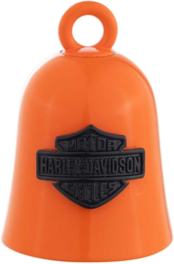 Bar & Shield Logo Ride Bell, Orange & Black