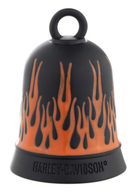 Black w/Orange Flames Ride Bell