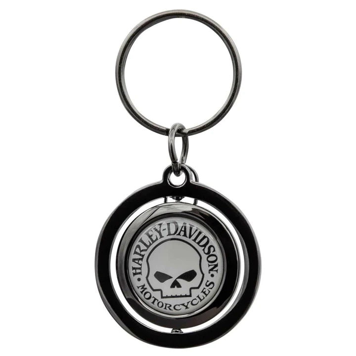 Willie G Skull Spinner Key Chain