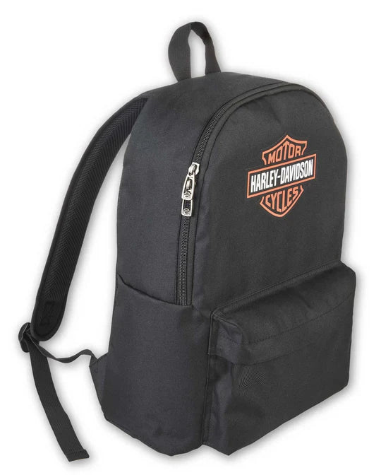 Bar & Shield Graphic Backpack w/Adjustable Straps