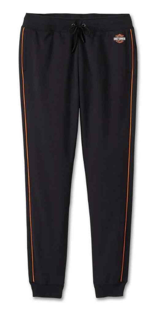 Women's Classic Bar & Shield Joggers – Black