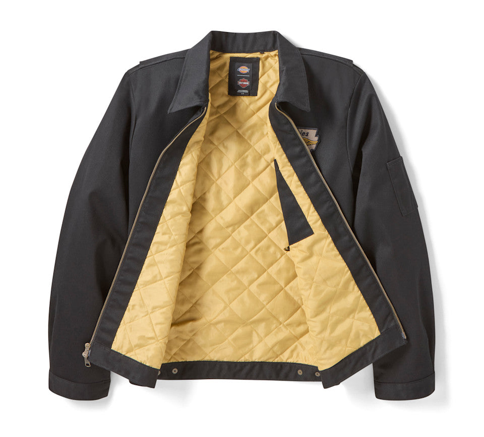 Dickies x H-D Quilted Lined Eisenhower Jacket - Black