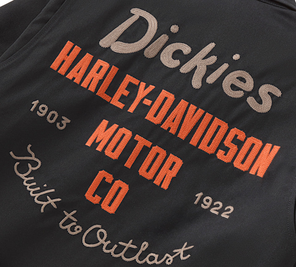 Dickies x H-D Quilted Lined Eisenhower Jacket - Black