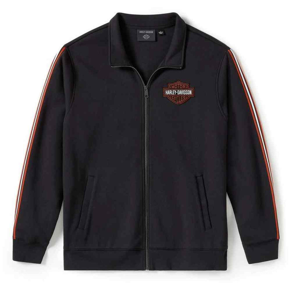 Men's Essential Fleece Zip Front Track Jacket