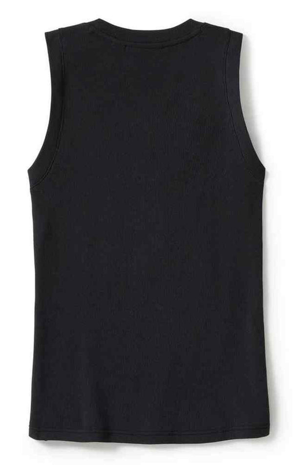 Women's Essential Arched Font Ribbed Tank