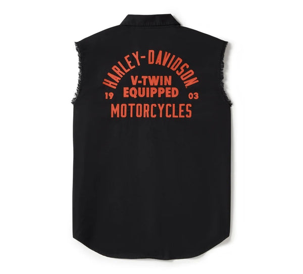 Men's V-Twin Equipped Solid Blowout, Black