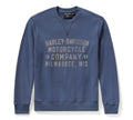Men's H-D Washed Crewneck