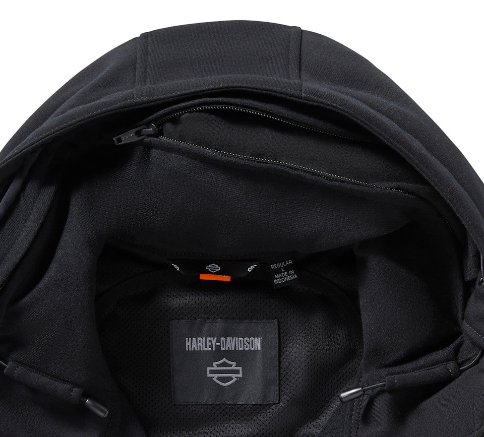 Men's H-D Breakout Deflector 2.0 Hooded Riding Fleece