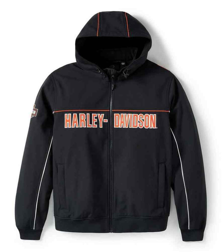 Men's Idyll Windproof Soft Shell Jacket - Harley Black