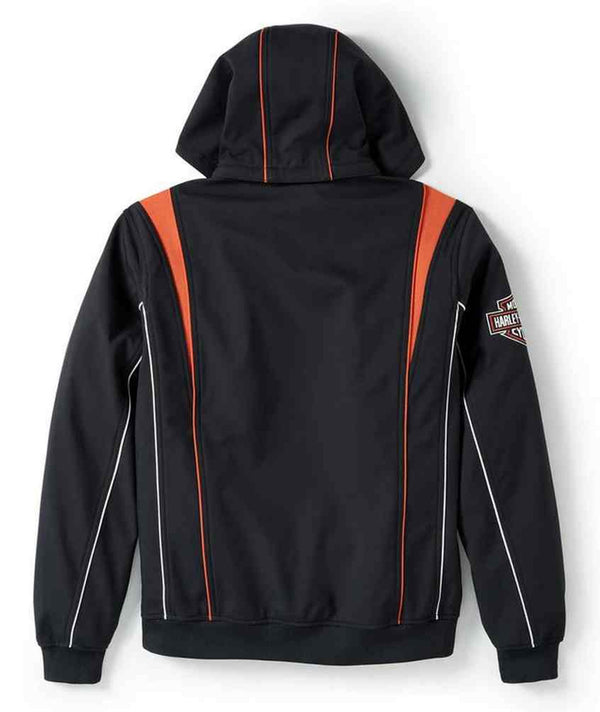 Men's Idyll Windproof Soft Shell Jacket - Harley Black