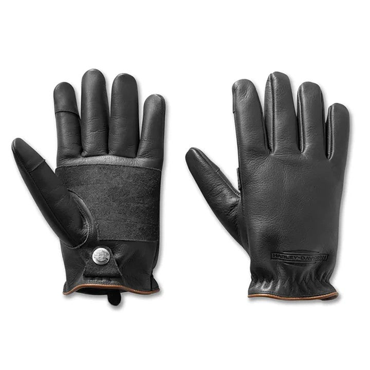 Men's Rancher Leather Gloves, Black