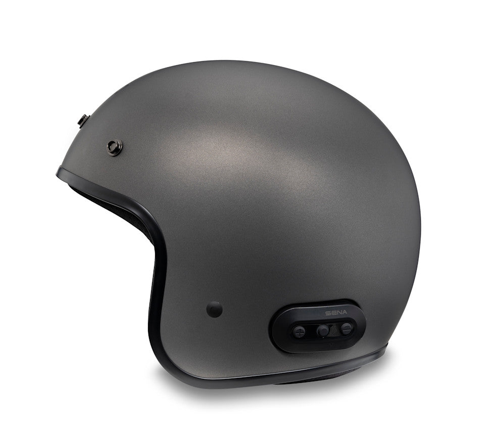 Fury N04 Bluetooth 3/4 Helmet - Matte Silver
