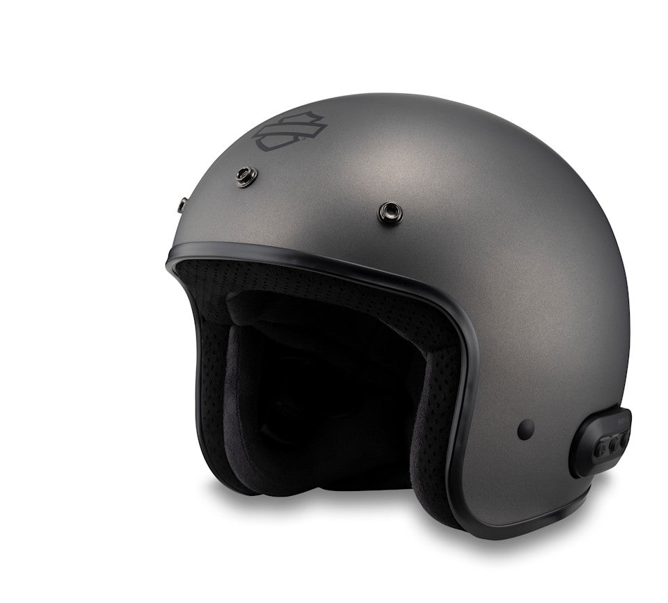 Fury N04 Bluetooth 3/4 Helmet - Matte Silver