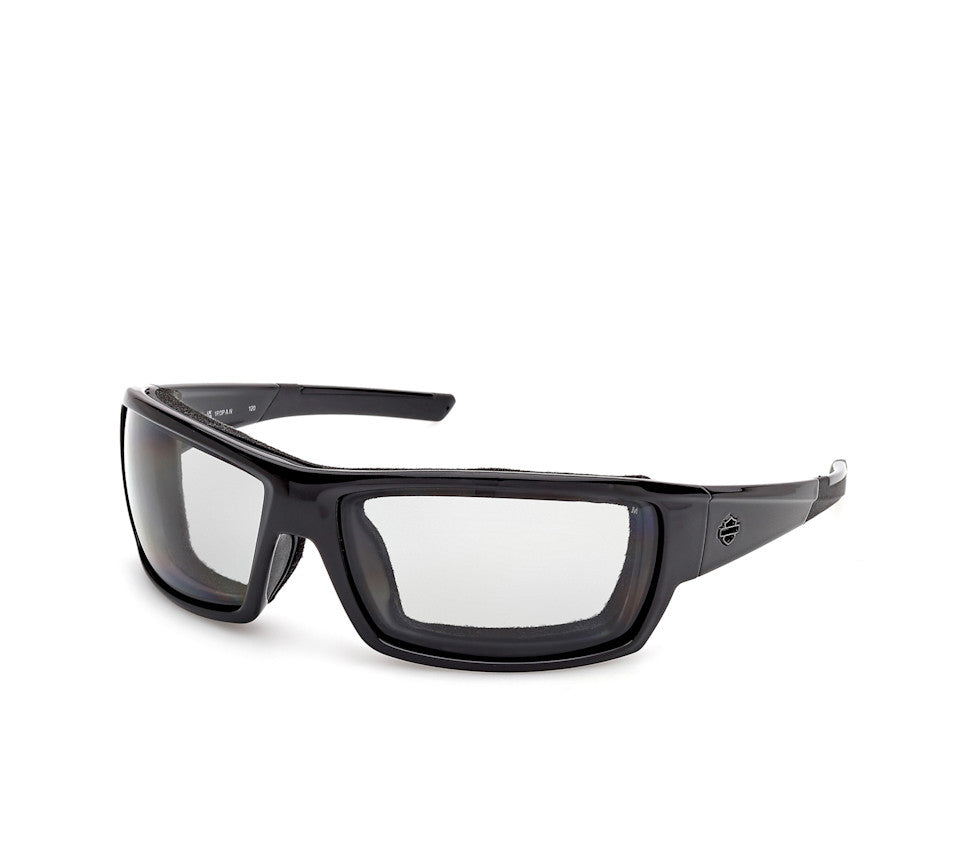 JUNEAU L/A SMK POLAR COLOR ENHANCE W/SHINY BLK FRAME, HYDROPHOBIC, A/F, UV4000