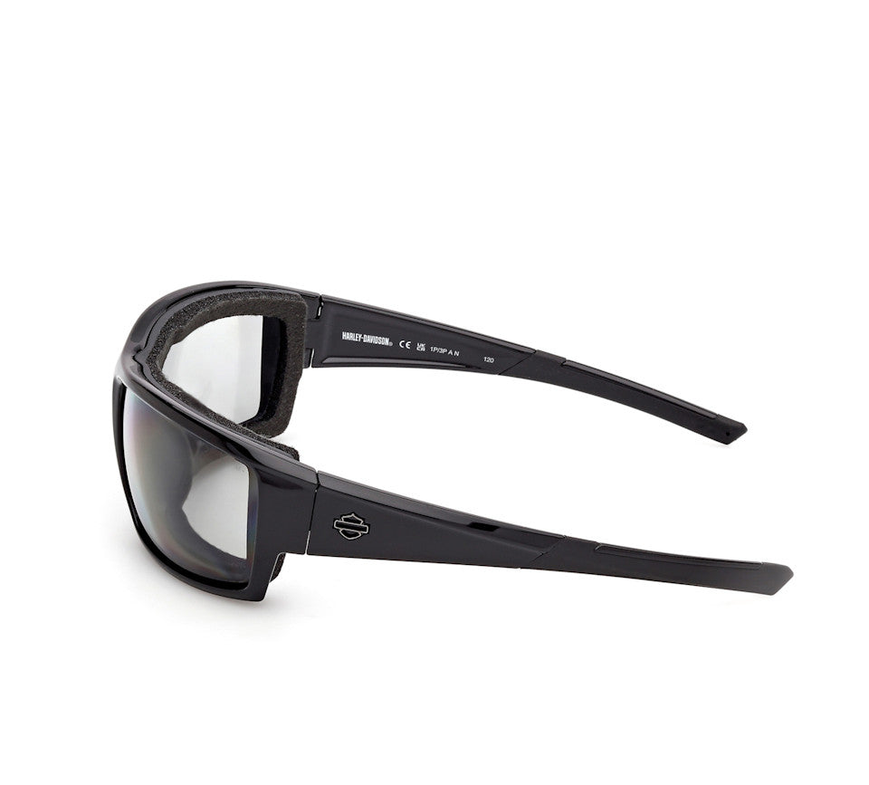 JUNEAU L/A SMK POLAR COLOR ENHANCE W/SHINY BLK FRAME, HYDROPHOBIC, A/F, UV4000