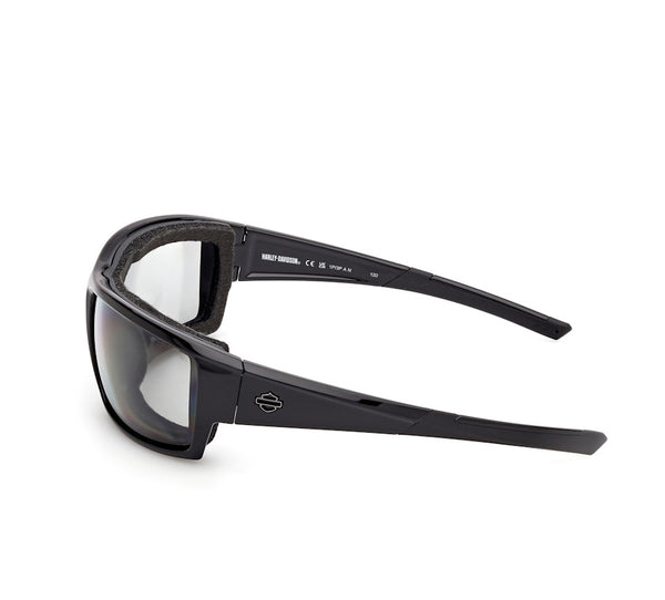 JUNEAU L/A SMK POLAR COLOR ENHANCE W/SHINY BLK FRAME, HYDROPHOBIC, A/F, UV4000
