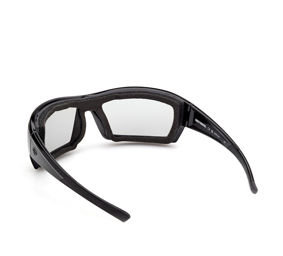 JUNEAU L/A SMK POLAR COLOR ENHANCE W/SHINY BLK FRAME, HYDROPHOBIC, A/F, UV4000