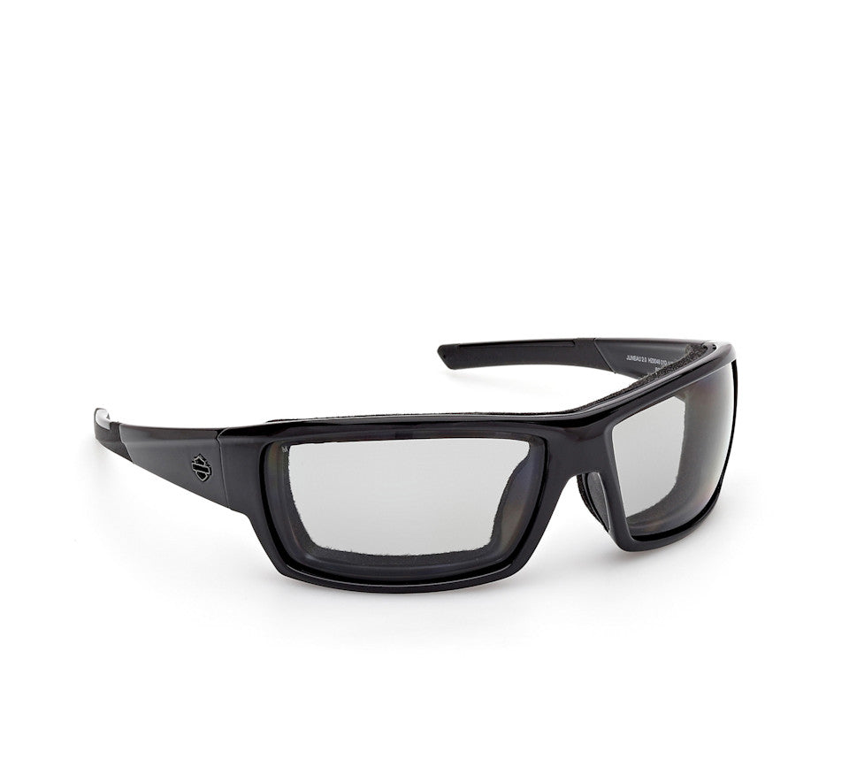 JUNEAU L/A SMK POLAR COLOR ENHANCE W/SHINY BLK FRAME, HYDROPHOBIC, A/F, UV4000