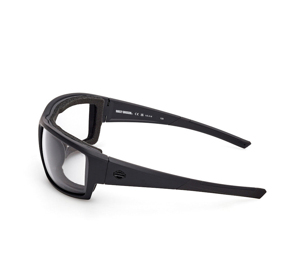 JUNEAU CLR L/A W/MATTE BLK FRAME,A/F, UV400