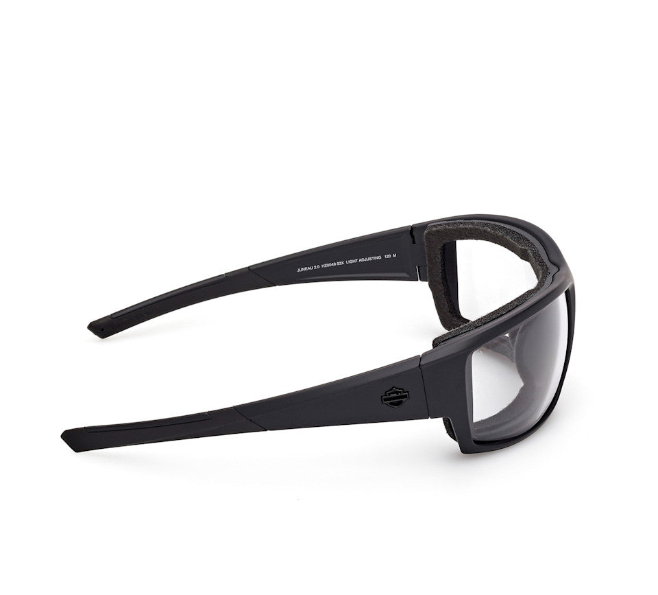 JUNEAU CLR L/A W/MATTE BLK FRAME,A/F, UV400