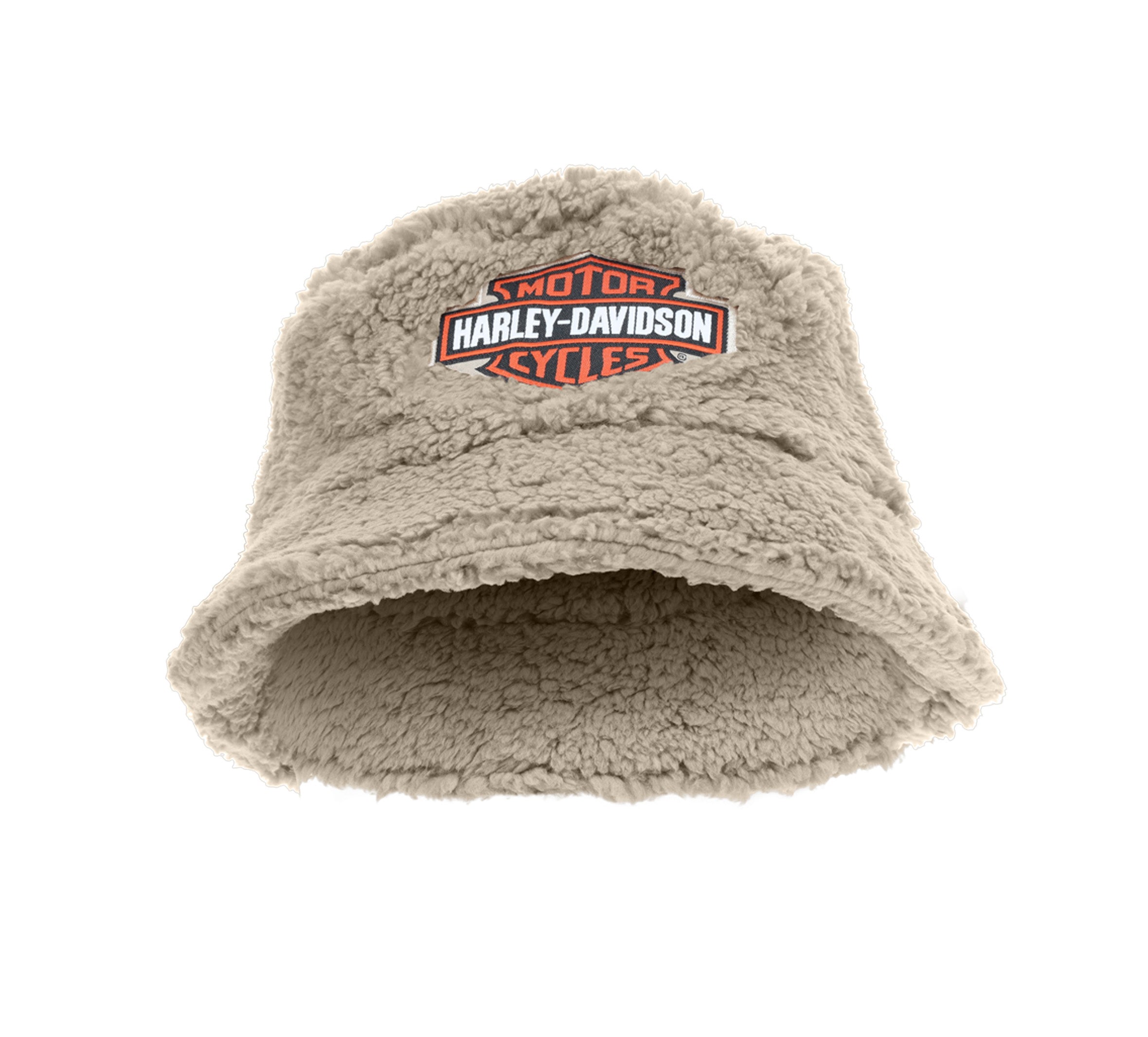 Boys Tan Sherpa Bucket Hat