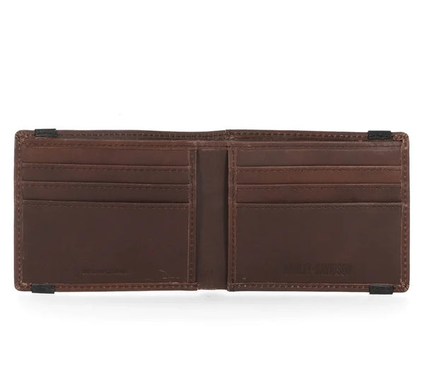 Crazy Horse Eagle Billfold w/Back ID, Brown