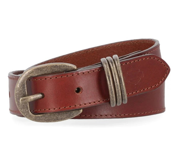 Women's Multi Keeper D-Ring Belt Cognac