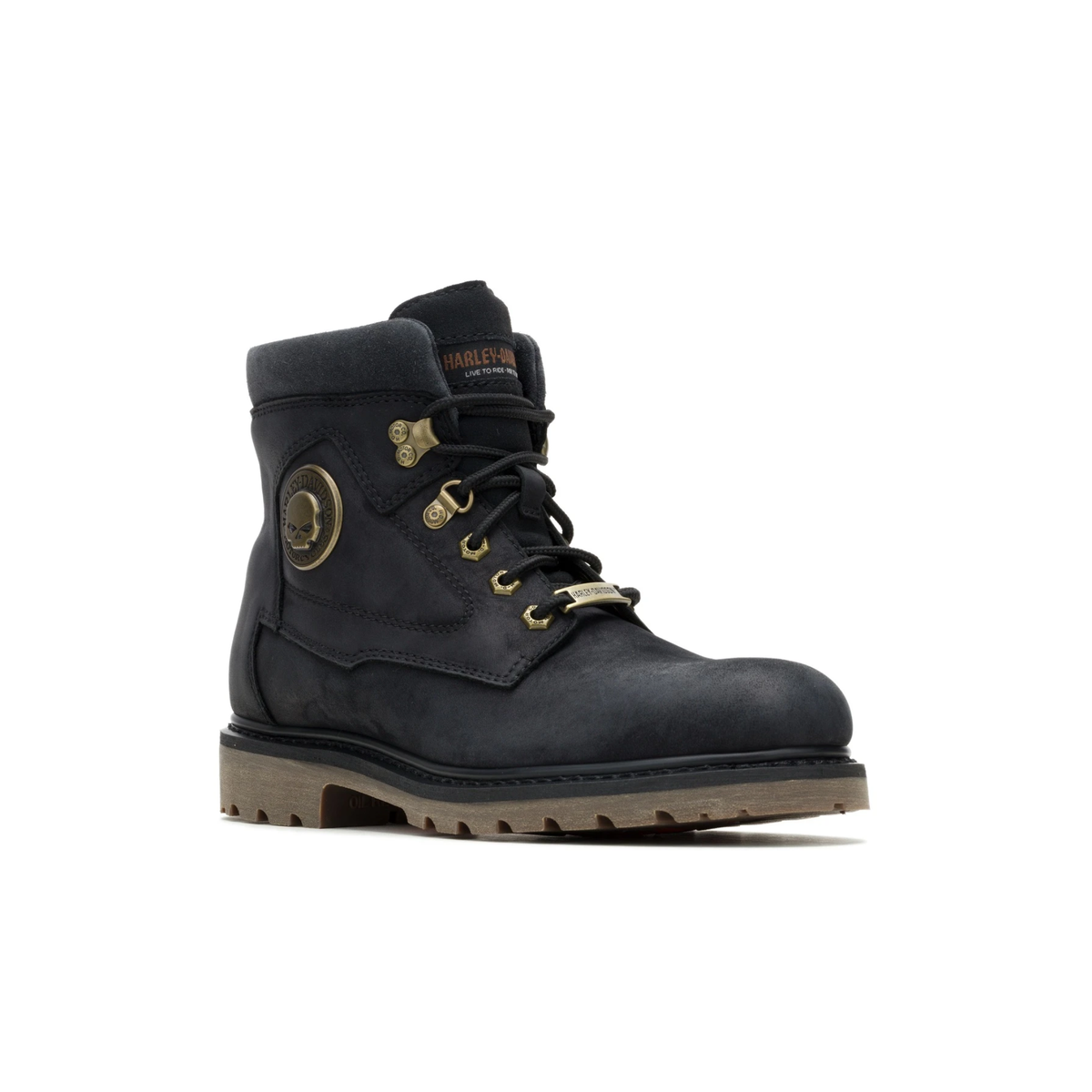 Men's Badlands Skull Riding Boots
