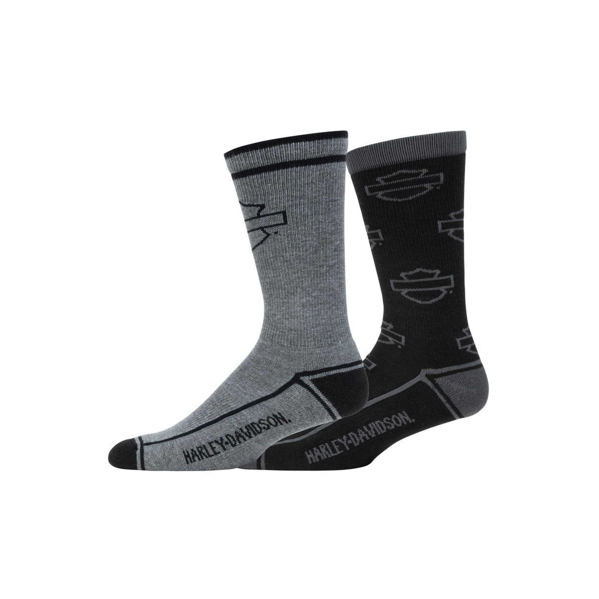 Men's 2 Pack Open Bar & Shield, ULTRA DRI, Crew Socks