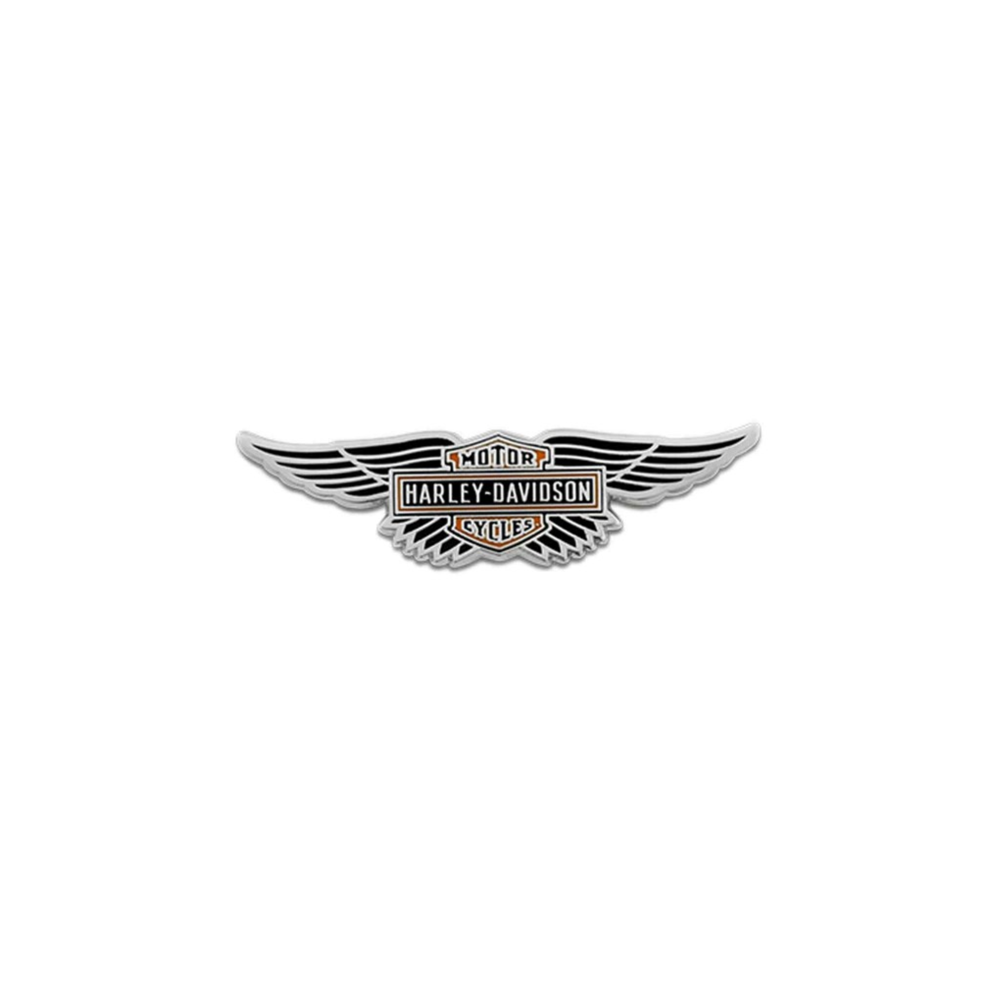 Winged Bar & Shield Logo Pin