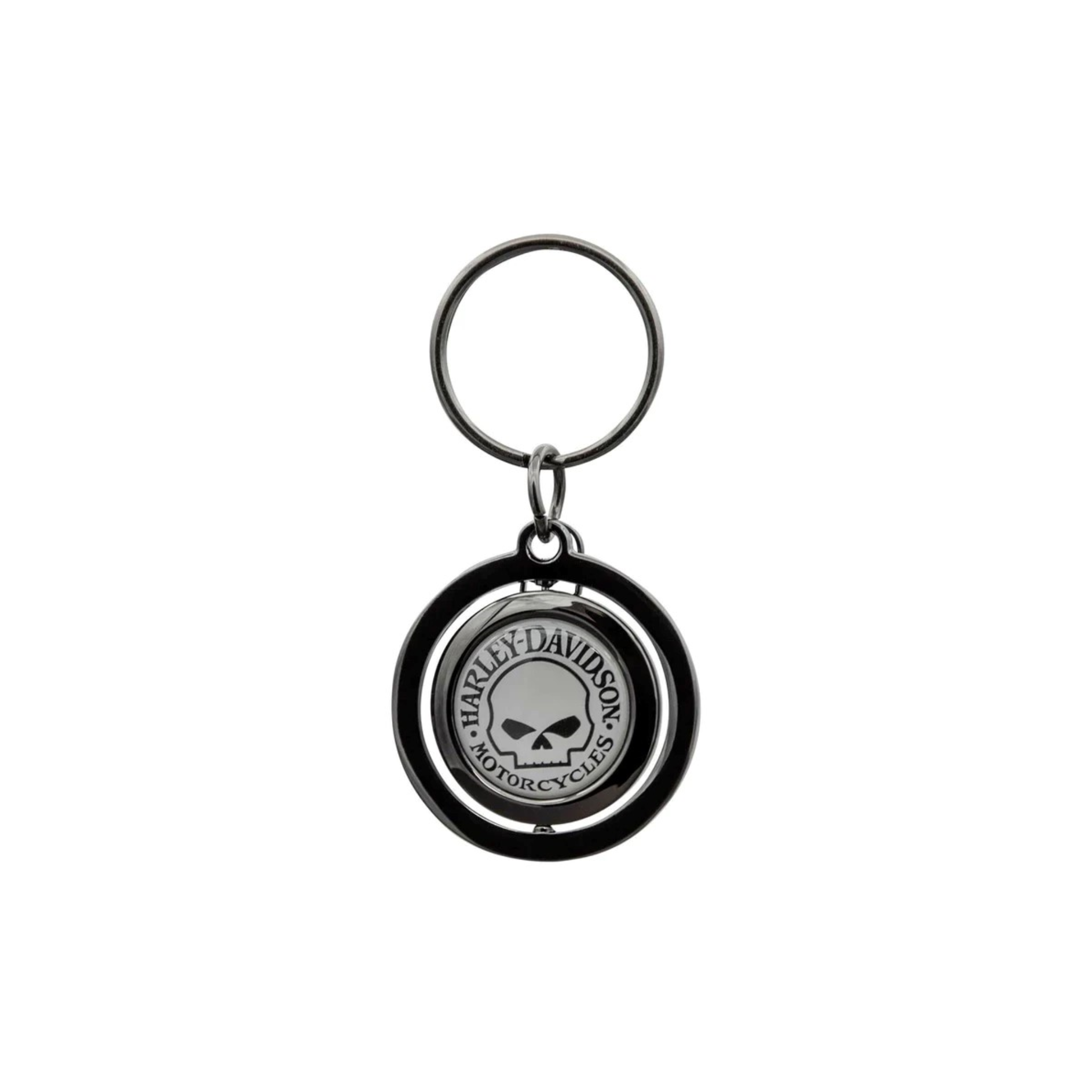 Willie G Skull Spinner Key Chain