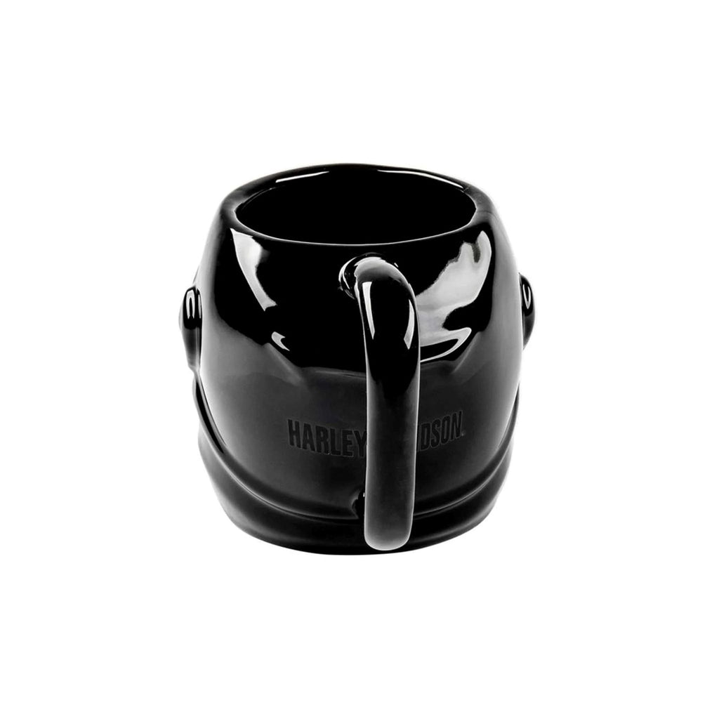Harley-Davidson® 24 oz. Sculpted Helmet Ceramic Coffee Mug, Gloss Black