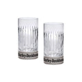 H-D Metal Base Highball Set
