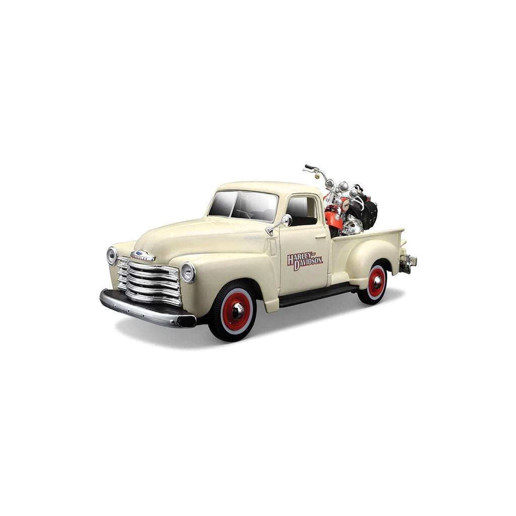 1:24 1950 Chevy 3100 and 2001 Harley-Davidson Heritage Springer