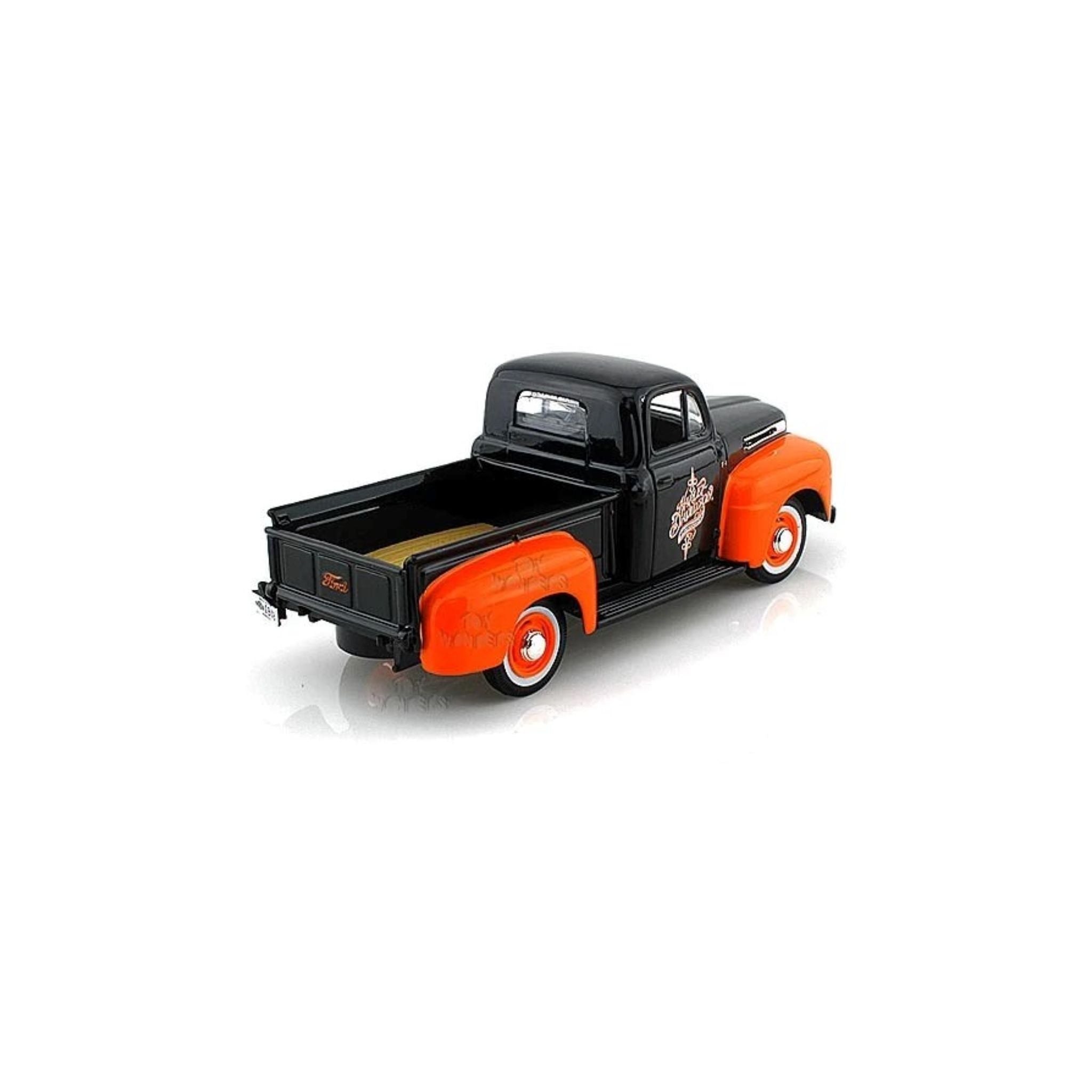 1958 FLH Duo Glide & 1948 Ford F1 P/UP Blk/Org