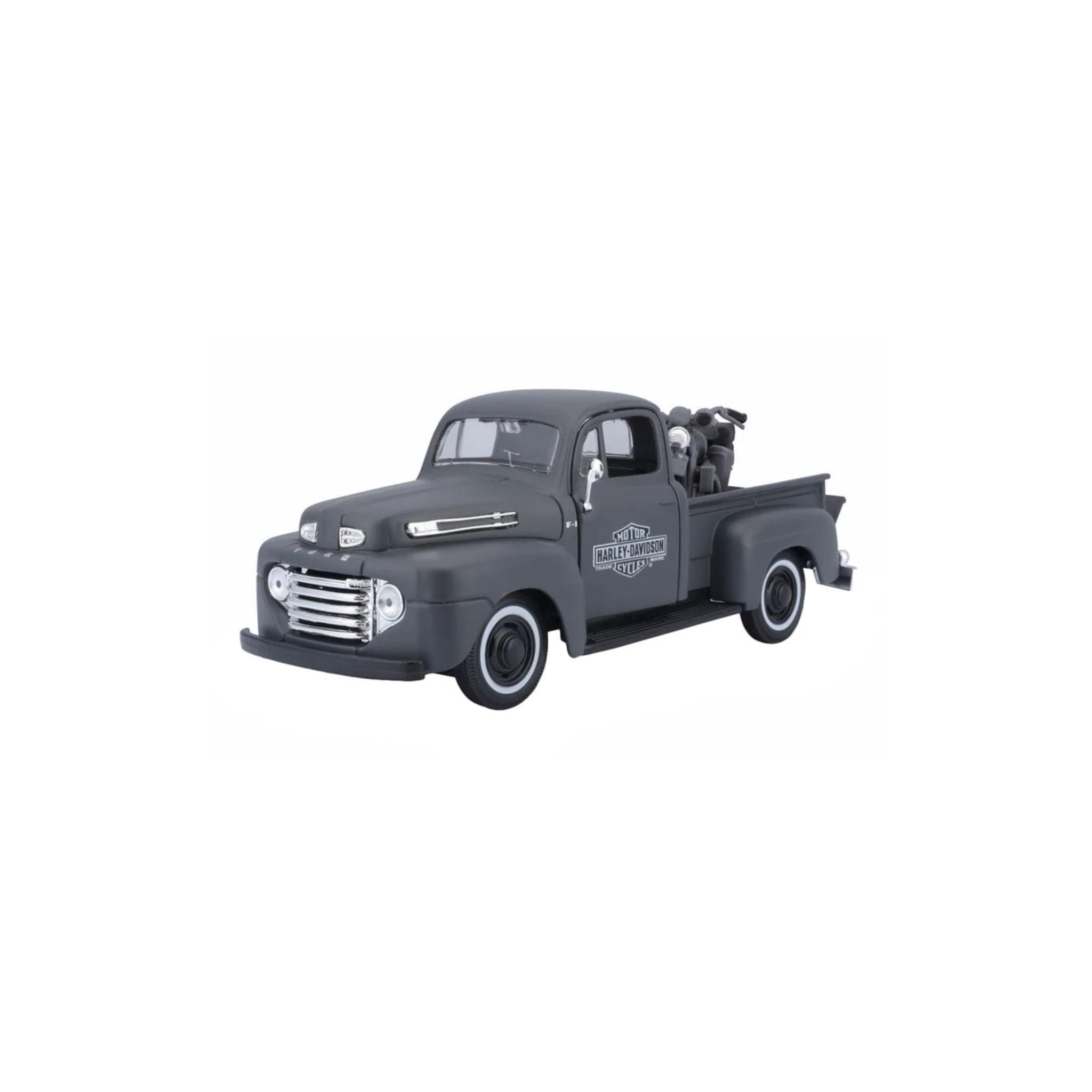 1:24 Scale 1948 Ford F-1 and 1942 Harley-Davidson® WLA Flathead Diecast Model