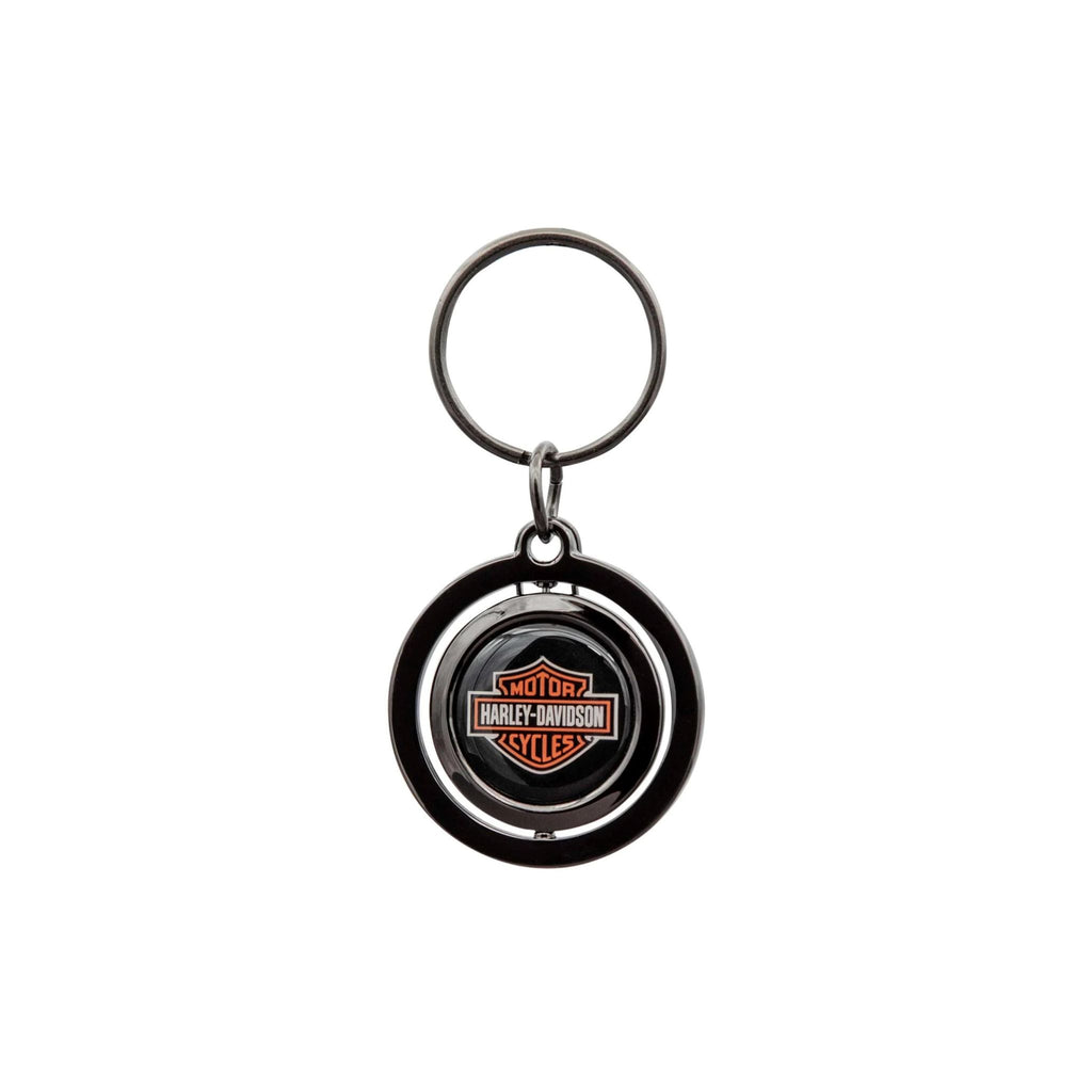 Classic Bar & Shield Logo Spinner Key Chain