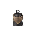 Black w/Brass Heart & Wings Ride Bell