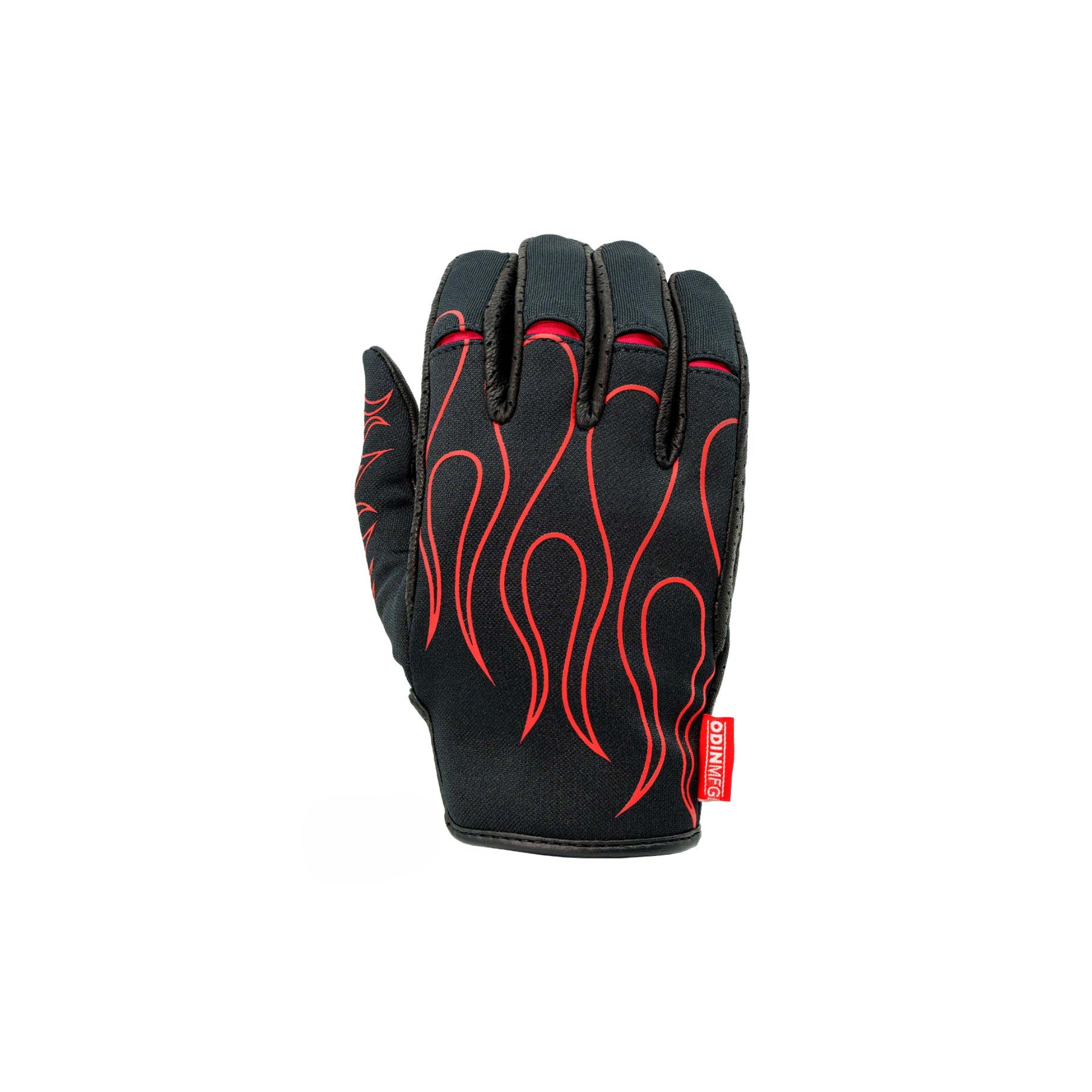 Combustion SMX Gloves - Red Pinstripe Flame