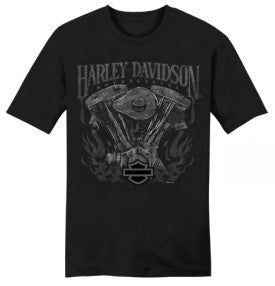 Men's Flame Shovel Black T-Shirt