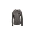 Women's Open Bar & Shield Grey Zip Hoodie