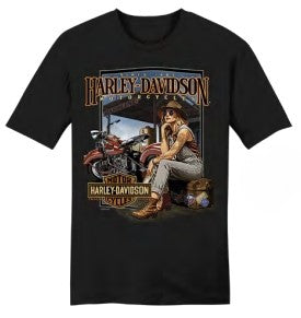 Men's Hangin' Out Black T-Shirt