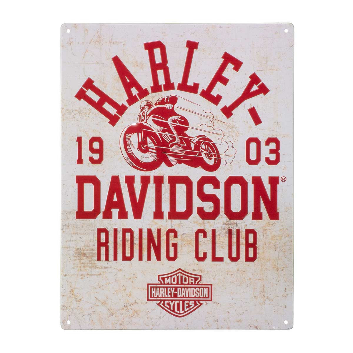 H-D Riding Club Tin Sign – Trev Deeley Motorcycles