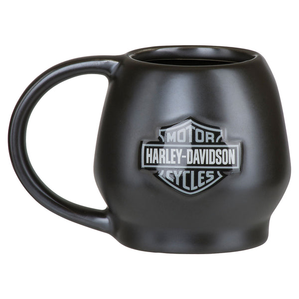 H-D Sculpted Skull Mug