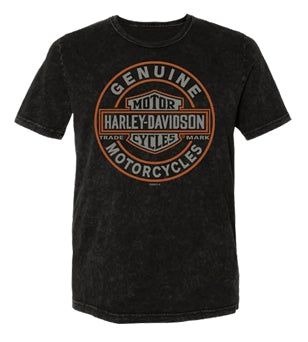 Oil Round Black Mineral Wash T