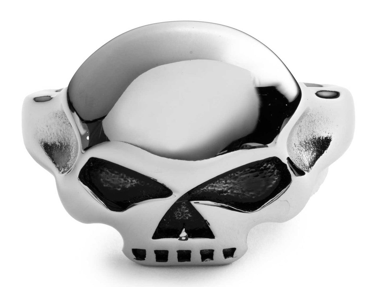 Men's 3D Willie G Skull Sculpted Ring, Stainless Steel