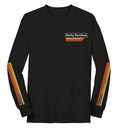 Retro Bars Black Long Sleeve T