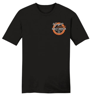 Retro Round Black T